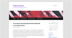 Desktop Screenshot of heteconomist.com